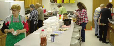 Annual Methodist Church baked potato fundraiser is a smash