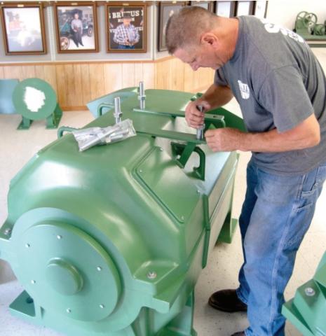 Motor replicas on display at Brutus