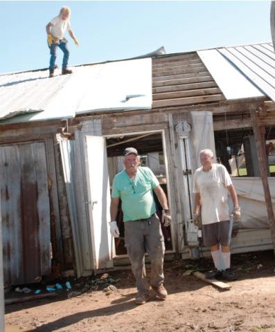 Tornadic winds strike county