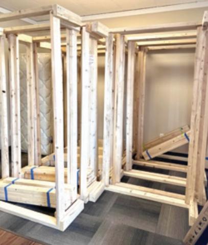 CUHS students build beds for kids