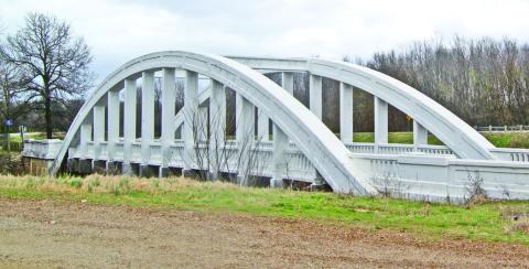 Rainbow Bridge near Baxter Springs is closed for repainting. It should open up again around March 31.