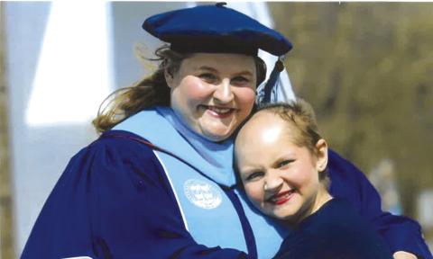 Dr. Sarah Maxton with her daughter Eva Maxton.