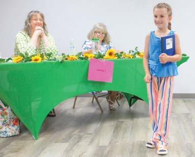 Fair events have already started. The annual Style Revue was held Saturday, June 28 at the Extension Office.
