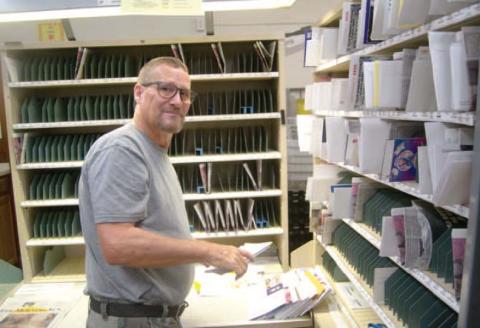 Postman Pat York sorted the mail for the last time Friday as he retired after 26 years working in the postal service.