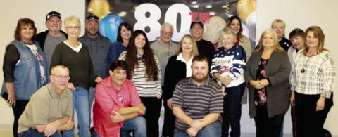 Family and friends gathered recently to honor Dick Glasgow on his 80th birthday.