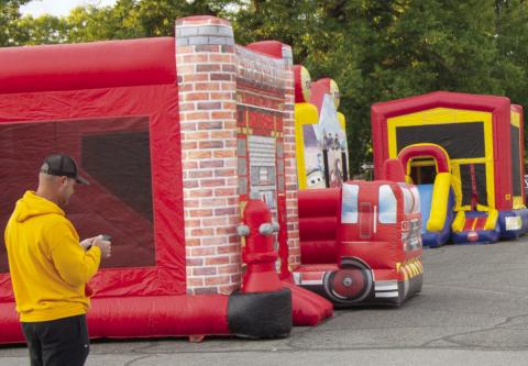 Children who attend the Columbus Day Festival will be able to play on an array of inflatables on the Children’s Corner. Several options will be available on Pennsylvania Avenue. Armbands will be available for purchase and are good for the entire day.