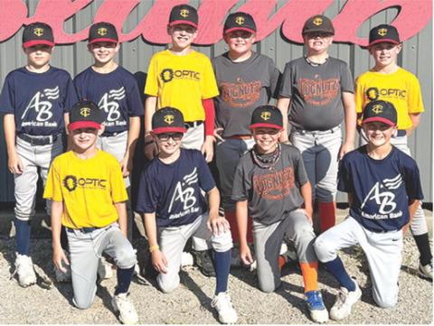 The Columbus Cal Ripken 10U All-Stars begin their Kansas District 5 Tournament tonight in Parsons. Columbus kicks off the tournament in Game 1 against Neodesha at 6 p.m. Team members are front row: Fox Pelt, Jack Jessee, Summit Melton, and Sawyer Studebaker. Back row: Griffin Walters, Kaysen Kessinger, Colt Crain, Trapper Clark, Kasey Rowe, and Beau Crain. The local all stars are being coached by Dan Walters, Zack Crain, Dustin Crain, and Kyle Clark. Courtesy photo.