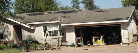 Storm damages county homes, property