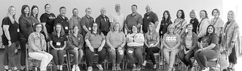 Alumni staff from seventeen colleges gather at Labette Community College