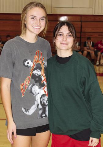 Lady Titan Senior Basketball players for the 202223 season were introduced during Meet the Titans, Novermber 28, at the Ttian Gymnasium. Maddie Buegrin and Claudia Paradiso are the Lady Titans Senior leaders.