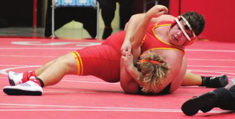 Charles Sharp, junior placed fourth and scored 12 team points at the Kan-Okla Tournament in Coffeyville Saturday.