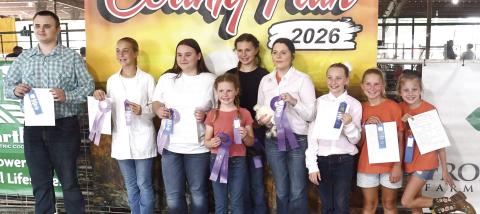 Members of Heritage Youth Association, FFA and Cherokee County 4-H participated in the Poultry classes during the fair. Winners were presented with ribbons for their efforts.
