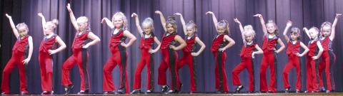 A recital was held by Natalie’s School of Dance recently. Youngsters of all ages participate in the snappy routines and are arrayed in a wide variety of costumes for the performances.