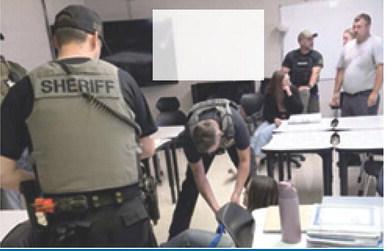 Area first responders participated in an active threat training event recently. Courtesy photo.