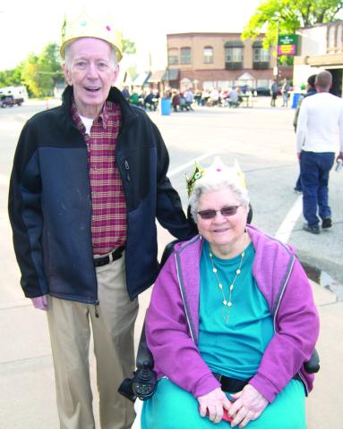 The 2023 Medicalodges Mr. and Mrs. Columbus crowning was held Friday night of the Columbus Day Festival during the bean feed. Sharron White was named Mrs. Columbus. She grew up in Oswego and was a tax specialist. In her spare time she likes to read and crochet. Morgan Davidson was named Mr. Columbus. He grew up in Elk City and was in the military for six years then became a computer network specialist. In his spare time he enjoys fishing and hunting.