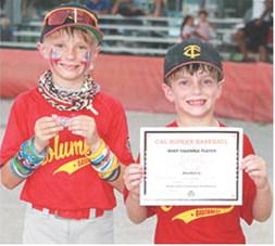 The Columbus Cal Ripken Rookies are the Kansas Cal Ripken 8U Rookie League State Runners-up after falling to Parsons in the best-of-three tournament, July 11-12 at the Columbus Community Field Ball Park. Jordy Foster received the WOW Award and Knox Crain was named the Most Valuable Player of the 4-15, Game 1 loss to Parsons. 