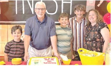 A good-bye party was held in the Central School foyer in honor of Superintendent Dr. Brian Smith at the end of school. A graduate of Columbus High School he came back to the local district in 2018 following a 16 year stint at Galena.