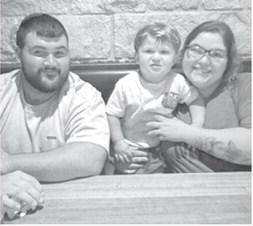 Dillon Evans, 26, Isabella Evans, 24, Easton Evans, 2, Erie