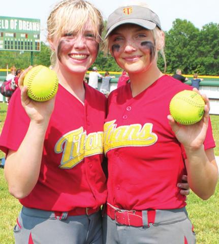 Lady Titan Sophomore, Graci Major, and senior, Lexy Stone, both hit solo, home run shots over the fence in the Tuesday, Kansas Class 3A Regional Semi-final in Baxter Springs. The efforts proved futile as the Lady Lions upset the CNC League Champions, 4-3, to advance to the regional championship.