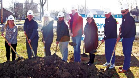 Breaking ground