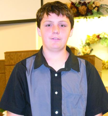 Life Christian School student Kaleb Smith was recognized as Basketball Most Valuable Player at the recent awards ceremony held at the school.