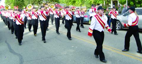 The Columbus High School Marching band will perform during the Columbus Day Parade Saturday, October 7. The parade will begin at approximately 9:40 a.m. and will head east down Maple from Vermont.