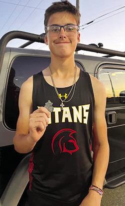 Krause wins JV  CC meet at Girard