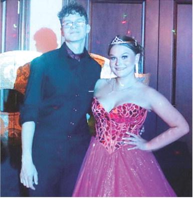 Baxter Springs High School held their prom recently. Royalty was crowned during the evening King Jacob Grant and Queen Olivia Edmondson. Courtesy photo.