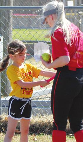 Lady Titans host softball camp