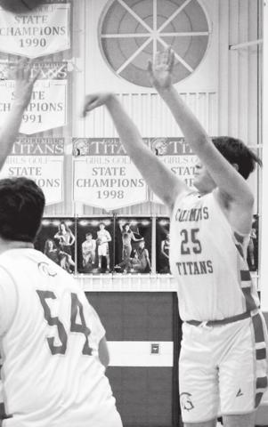 Jack Vilela made six, three-point shots in the Central 8A win over Galena, Thursday. Jack had 22 points in the win.