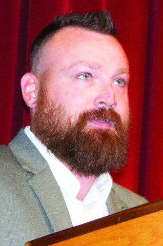 Veterans assembly features Caleb Linn