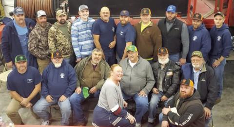 In addition to celebrating the Christmas season, members of the Lola Township Volunteer Fire Department celebrated a milestone for their organization. It has been 10 years since the department was formed. The members spend countless hours training and working to become even more efficient in their roles as public servants. Courtesy photo.