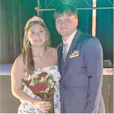 Lexie Mallatt and Landon Livingston were crowned Riverton 2025 Prom Queen and King. The Roaring Twenties themed prom was held Saturday, April 12. Courtesy photo.