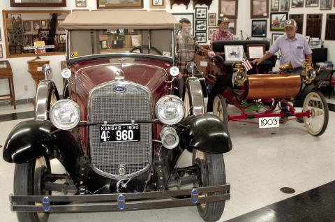 An additional antique car is now on display at Big Brutus. GeGe Sachetta now has an 1918 Oldsmobile and a 1930 Ford convertible pick-up truck displayed at the museum. The vehicles were restored or rebuilt by Sachetta and will be displayed in the Big Brutus Museum.