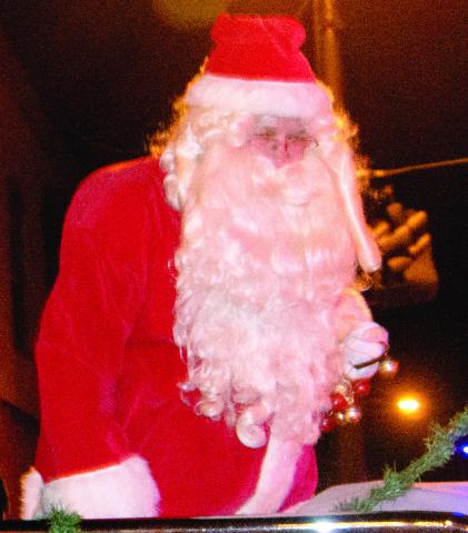 Santa made his debut in Columbus during the annual Christmas parade.