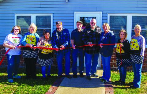 The newly remodeled Senior Center in Weir held a ribbon cutting on Wednesday with a large turnout. The entire interior has been refinished including the floors, cabinets and restrooms.