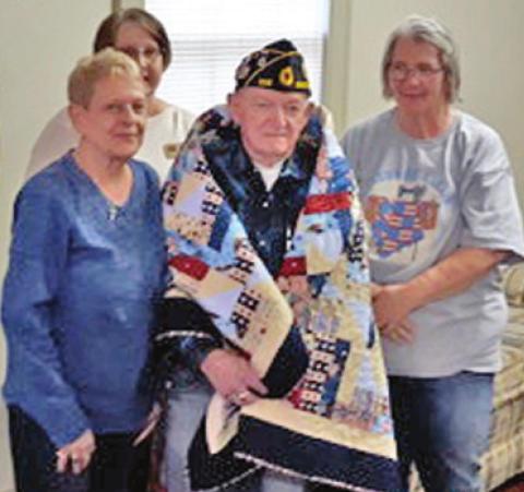 Cherokee County veterans presented with Quilts of Valor