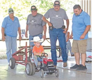The Pedal Tractor pull is an event many children look forward to each year. Winners of the local pull have the opportunity to compete at the State Fair.