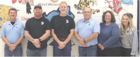 Courtesy photo. Southeast school board members include David Stricklin, Tony Gray, Ron Yancey, John Staton, Trista Shuster, and Whitney Lovell. They group was recently recognized for “School Board Appreciation Month.