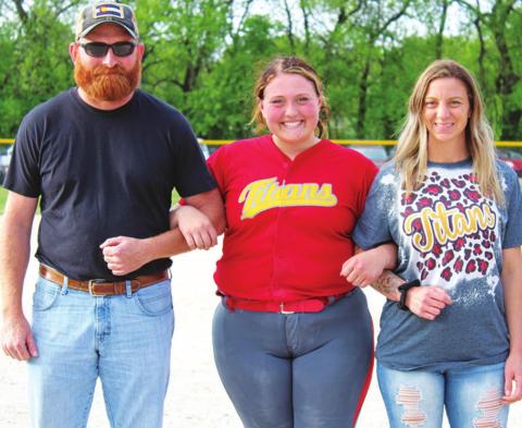 Softball Seniors Recognized