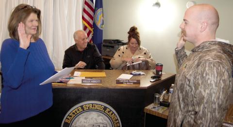 Newly appointed Baxter Springs City Council