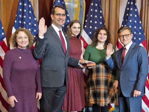 Following his recent swearing in ceremonies newly elected congressman Derek Schmidt