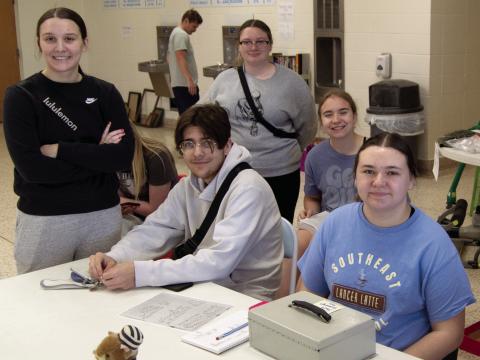 Members of the Southeast High School student