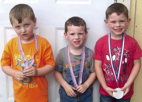 The 49th annual West Mineral Eagles Kids Free Fishing Tournament held June 7 with more than 160 entries was a huge success. The winners in the 3 -6 age group Perch were first place Maverick Grant, third place Dawson Ely and Second place went to Maddox Grant.