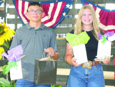Coronation of the 2026 Cherokee County Fair royalty was held Wednesday evening. Will Weber and Violet Huddleston both from the Lone Elm Beavers 4-H club, were crowned King and Queen.