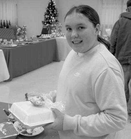 Ally Mussa was choosing her favorite cookies at the annual Cookie Walk held at St. Bridget’s recently. The treats at the sale always sell out quickly.