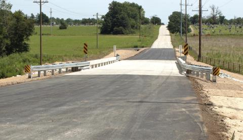 The new bridge is now open on Wyandotte Street east of US 69 highway