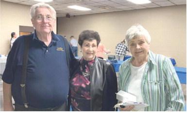 Honoring former County Treasurer Betty McBride, the Cherokee County Democrat Central Committee began a new tradition of honoring past members of the party. Three of party’s long time members include Steve Langerot, McBride and Mary Lou Weaver. Courtesy photo.