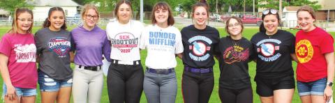 The Lady Titan Wrestlers received recognition and picked up awards during the annual Titan Booster Club’s Sports Awards Ceremony, May 5 at Titan Stadium. Team members for the Lady Titan 2020-21 season are: Sophie Lloyd, freshman; Brooklyn Lima, freshman; Addison Saporito, sophomore; Jailyn Rodriguez, sophomore; Emily Welch, junior; Madelyn Garcia, freshman; Lizzy Welch, freshman; Destiny Lima, junior; and Dixee Lacen, senior.