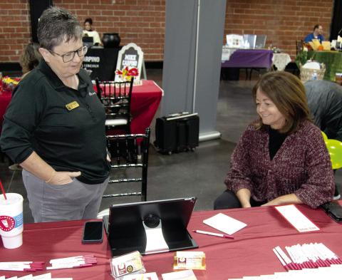 Teri Feagan and Donna Westervelt